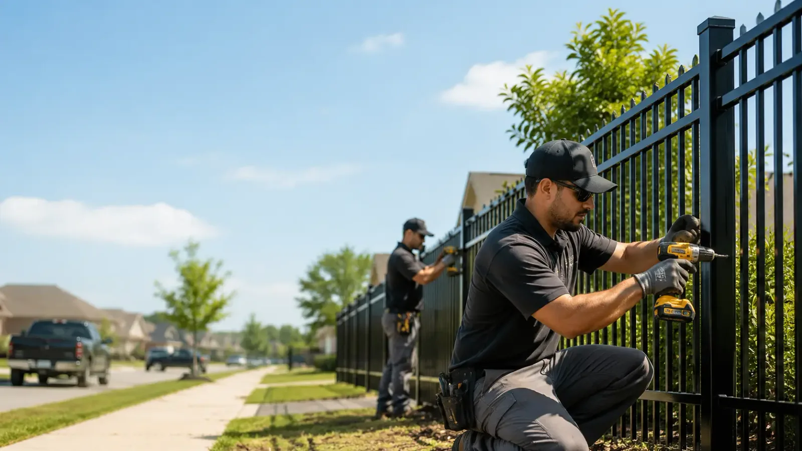 Metal Fence Installation in North Easton, MA
